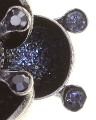 image for Earring clip Petit Fleur de Bloom Carbon Bloom Black 