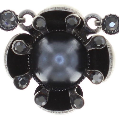 Bild für Halskette Petit Fleur de Bloom Kohlenstoffblüte Black 