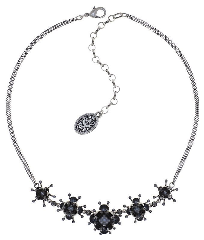 image for Necklace Petit Fleur de Bloom Carbon Bloom Black 