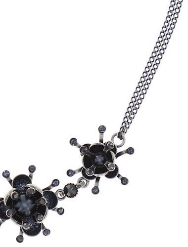 Bild für Halskette Petit Fleur de Bloom Kohlenstoffblüte Black 