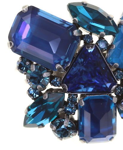 image for Ring Mix the Rocks Crystal Blue Blue 