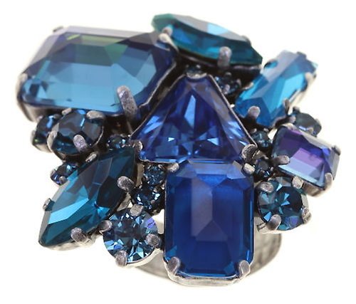 Bild für Ring Mix the Rocks Kristallblau Blau 