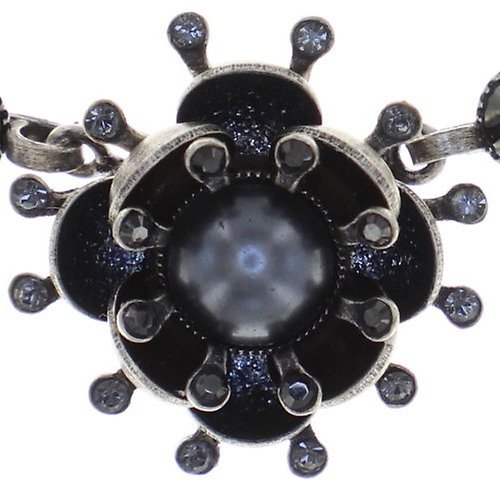 image for Necklace Collier Petit Fleur de Bloom Carbon Bloom Black 