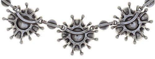 image for Necklace Collier Petit Fleur de Bloom Carbon Bloom Black 