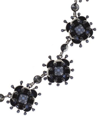 image for Necklace Collier Petit Fleur de Bloom Carbon Bloom Black 