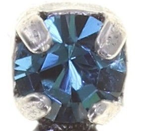 image for Earring Stud Dangling Mix the Rocks Crystal Blue Blue 