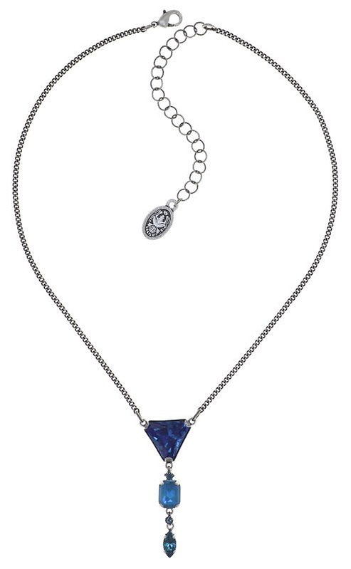image pour Collier-Y Mix the Rocks Bleu Cristal Blue 