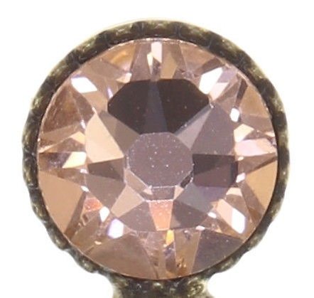 Bild für Ohrstecker baumelnd Global Glam apricot silver  