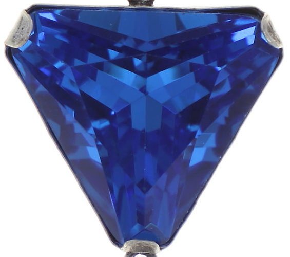 image for Necklace Pendant (Long) Mix the Rocks Crystal Blue Blue 