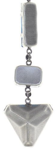 image pour Clou d'oreille pendant Mix the Rocks Bleu Cristal Blue 