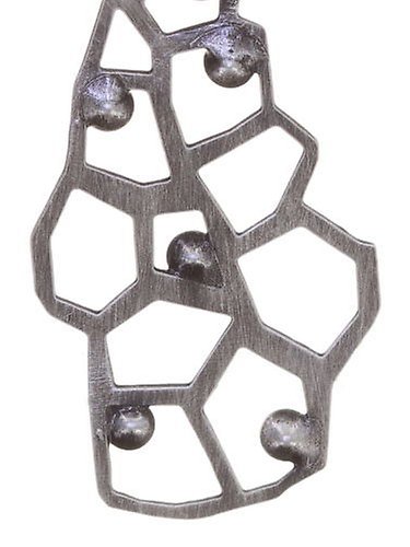 Bild für Ohrringe baumelnd Textures Under The Sea yellow shades light topaz shimmer 