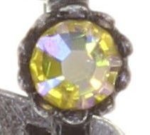 Bild für Ohrringe baumelnd Textures Under The Sea yellow shades light topaz shimmer 