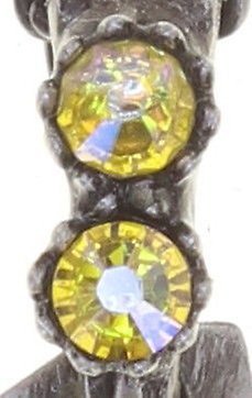 image for Necklace Pendant (Long) Textures Under The Sea yellow shades light topaz shimmer 