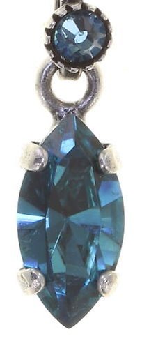 image for Necklace Pendant (Long) Mix the Rocks Crystal Blue Blue 