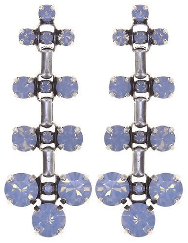 image for Earring stud dangling Industrial Clouds Of Blue  