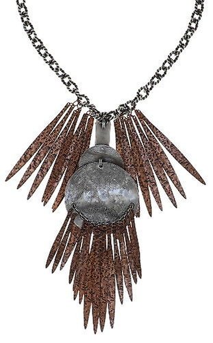 image for Necklace Global Glam copper blue  