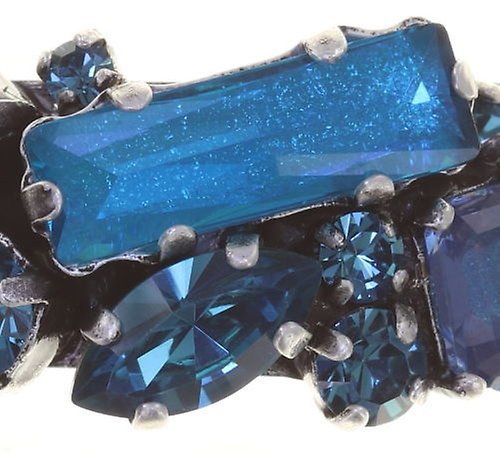 image for Ring Mix the Rocks Crystal Blue Blue 