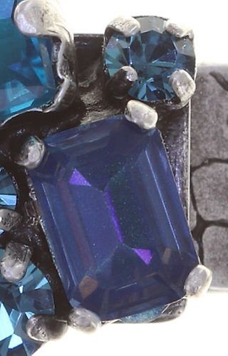 image pour Anneau Mix the Rocks Bleu Cristal Blue 
