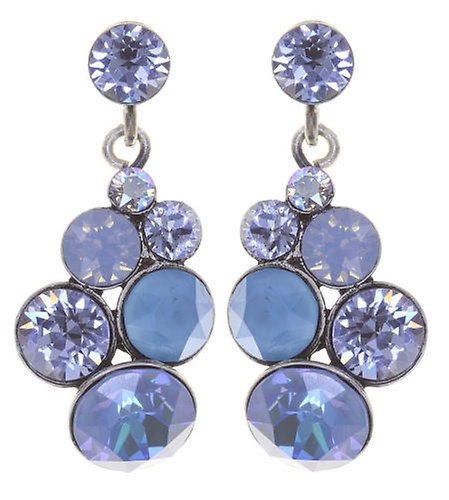 image for Earring Stud Dangling Petit Glamour soft water blue Blue 