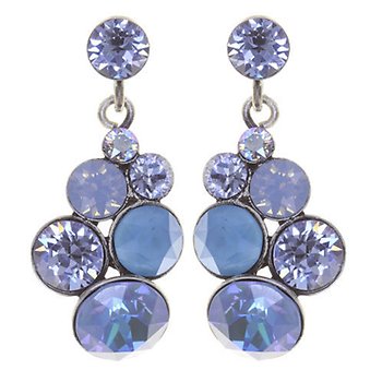 image pour Earring stud dangling Petit Glamour soft water blue Blue 