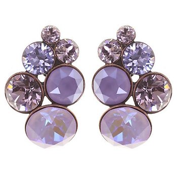 image for Earring stud Petit Glamour lilac scent Lilac 