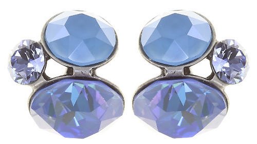 Bild für Ohrstecker Disco Star soft water blue Blau 