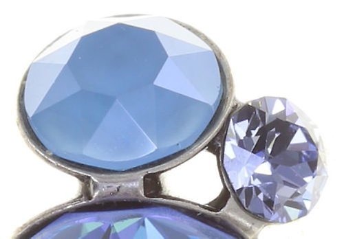 image for Earring Stud Disco Star soft water blue Blue 