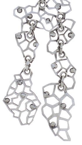 image for Necklace Pendant (Long) Textures Under The Sea yellow shades light topaz shimmer 