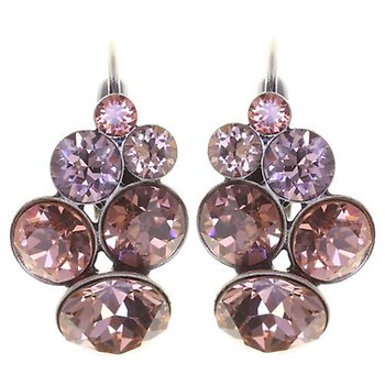 image for Earring eurowire Petit Glamour make up blush pink 