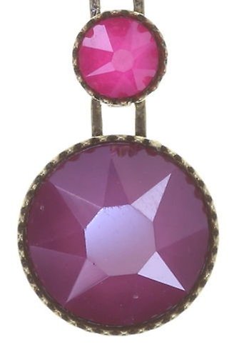 image pour Clou d'oreille pendant Water Cascade Rose Fou Pink 