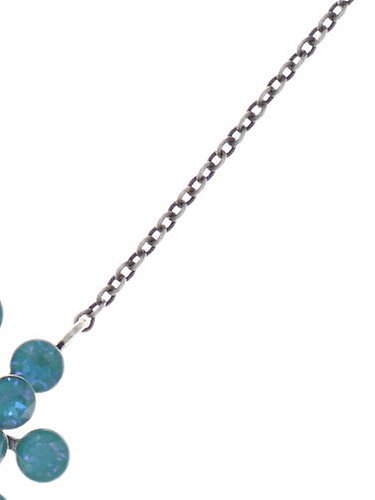 Bild für Halskette mit Anh&auml;nger Magic Fireball Wassertürkis crystal laguna de lite Classic Size (21mm Ø)