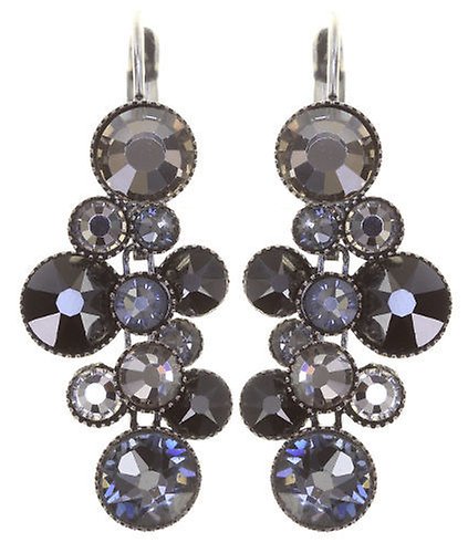 image pour Boucles d'oreilles Eurowire Water Cascade Nuances De Gris Black 