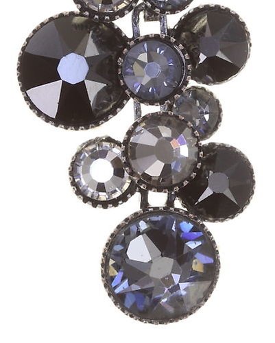 image pour Boucles d'oreilles Eurowire Water Cascade Nuances De Gris Black 