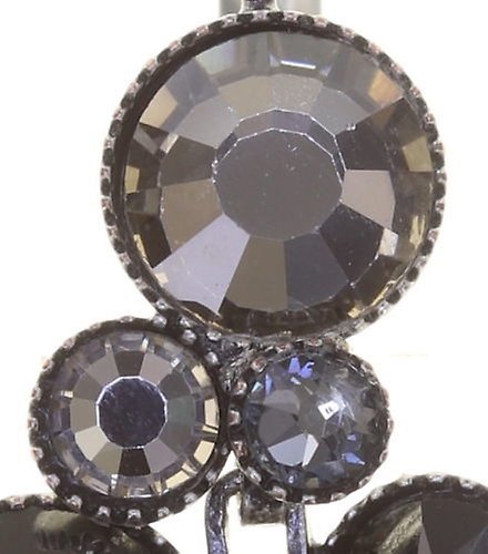 Bild für Ohrringe mit Brisur Water Cascade Grautöne Black 