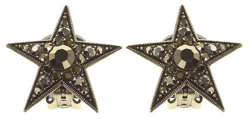 image pour Boucles d'oreilles Clip Dancing Star Marron  size M