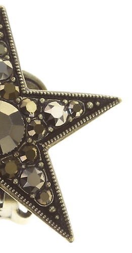 image for Earring Clip Dancing Star Brown  size M