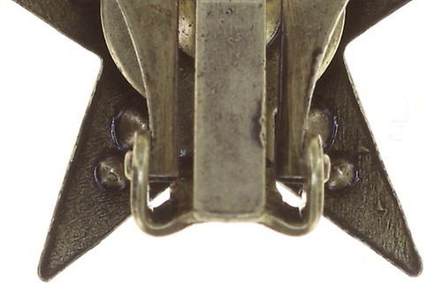 Bild für Ohrringe mit Clip Dancing Star Braun  Größe M