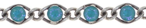 image for Bracelet Magic Fireball Water Turquoise crystal laguna de lite Classic Size (21mm Ø)