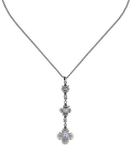 image for Necklace Pendant (Long) Petit Fleur de Bloom Rosy Kiss Beige 