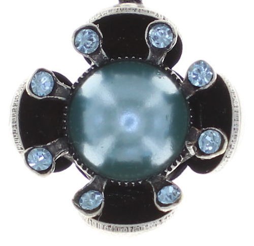 image pour Collier pendant (long) Petit Fleur de Bloom Sorbét Menthe Blue 