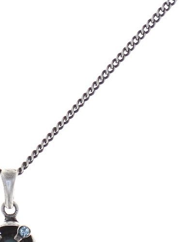 image pour Collier pendant (long) Petit Fleur de Bloom Sorbét Menthe Blue 