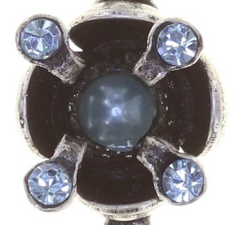 Bild für Halskette h&auml;ngend (lang) Petit Fleur de Bloom Minz Sorbet Blau 