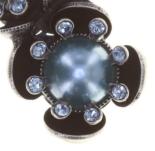 image for Earring Stud Petit Fleur de Bloom Mint Sorbet Blue 