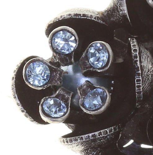 image for Earring Stud Petit Fleur de Bloom Mint Sorbet Blue 