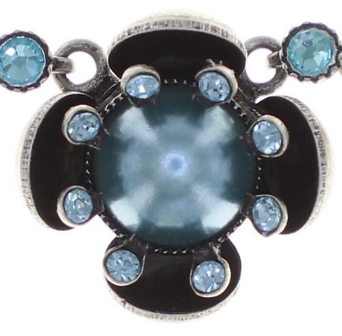 image for Necklace Petit Fleur de Bloom Mint Sorbet Blue 