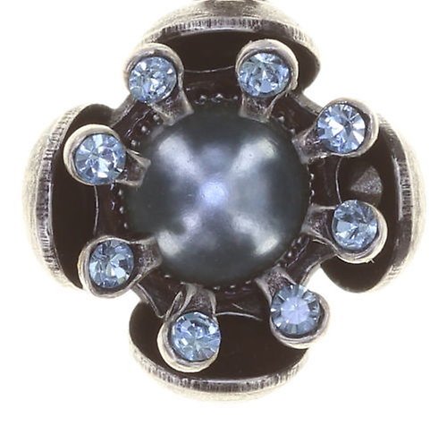 image for Earring Stud Dangling Petit Fleur de Bloom Mint Sorbet Blue 