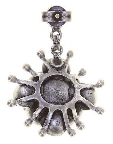 image for Earring Stud Dangling Petit Fleur de Bloom Dragonfly white 