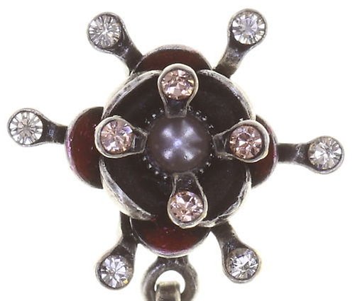 image for Earring Stud Dangling Petit Fleur de Bloom Rosy Kiss Beige 