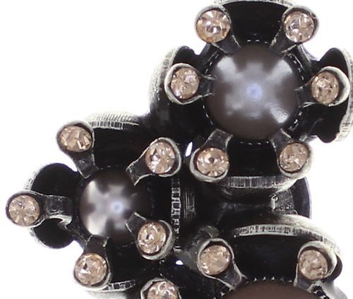 Bild für Halskette mit Anh&auml;nger Petit Fleur de Bloom Rosiger Kuss Beige 