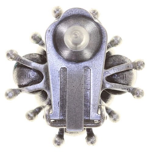 image for Earring Clip Petit Fleur de Bloom Mint Sorbet Blue 